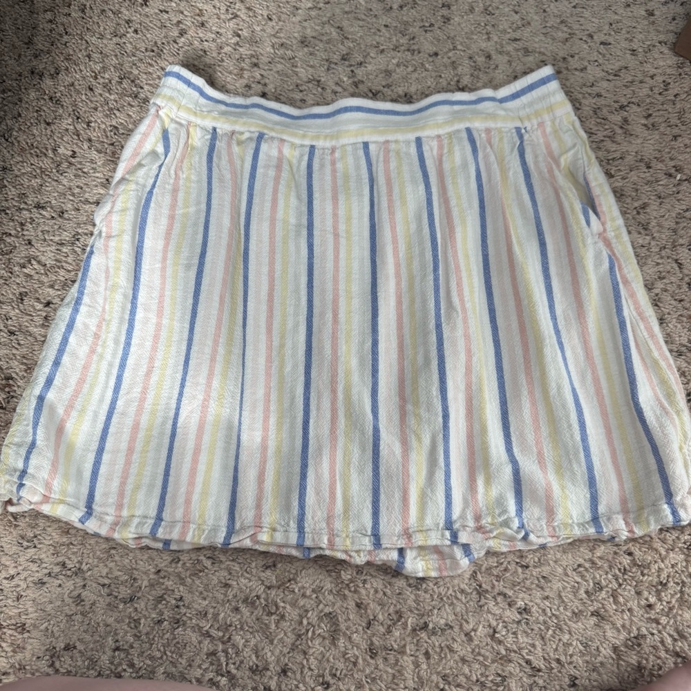 LOFT Striped Skirt